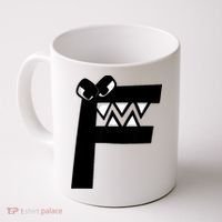 Villain Alphabet Lore F Costume Matching Evil Letter Coffee Mug thumb 0