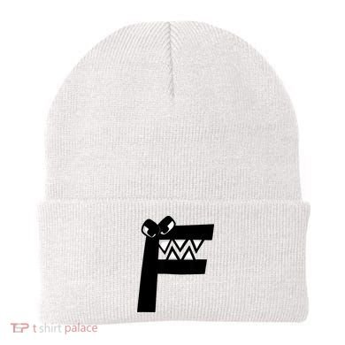 Villain Alphabet Lore F Costume Matching Evil Letter Beanie