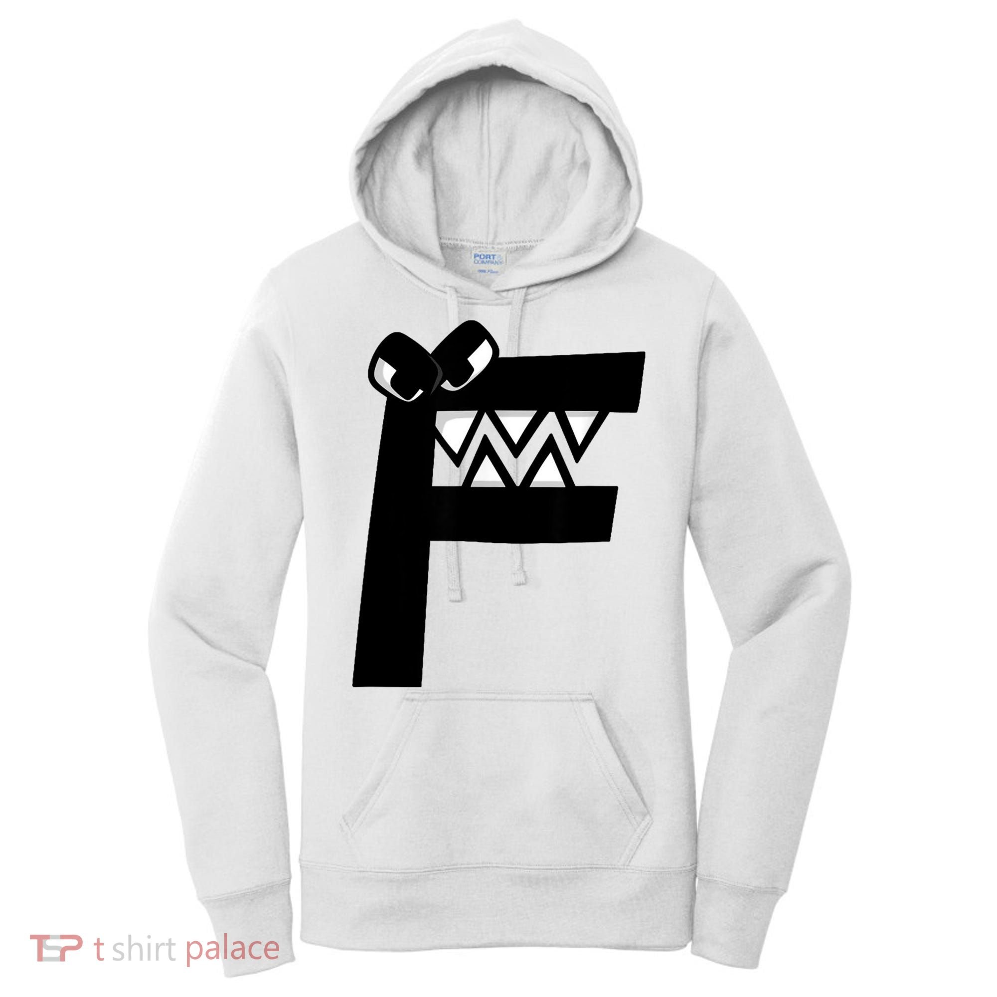 Villain Alphabet Lore F Costume Matching Evil Letter Women's Hoodie
