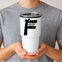 Villain Alphabet Lore F Costume Matching Evil Letter Tumbler thumb 2