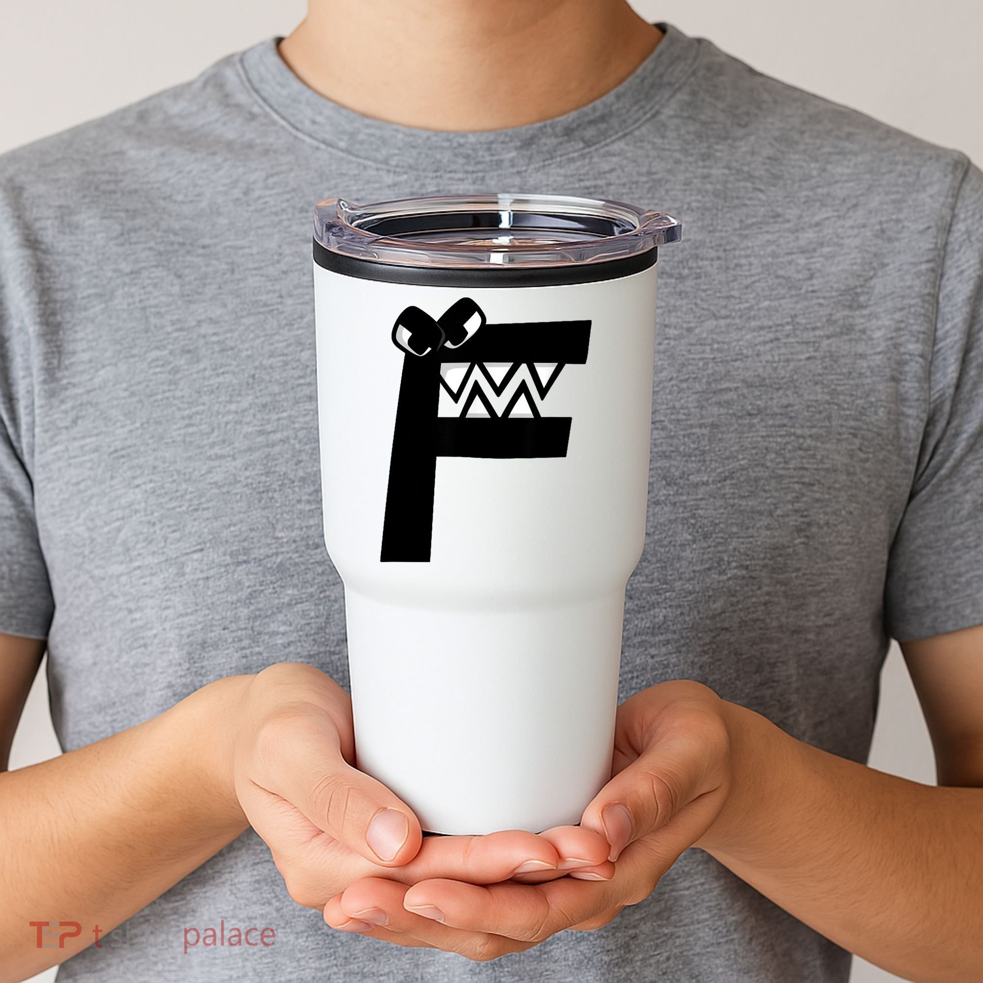 Villain Alphabet Lore F Costume Matching Evil Letter Tumbler