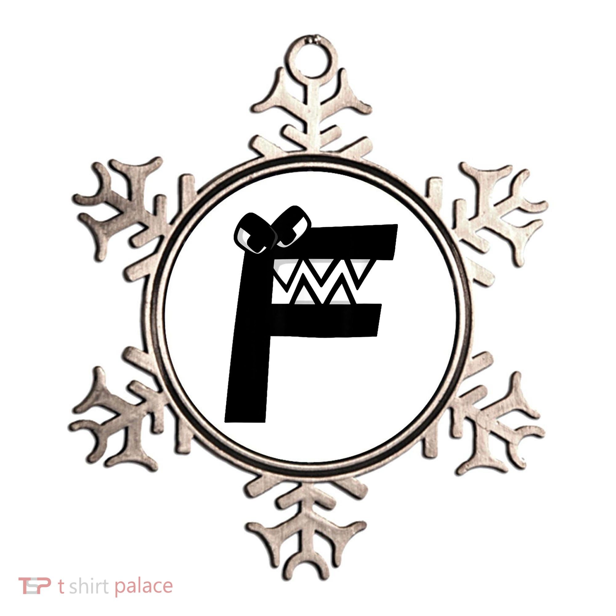 Villain Alphabet Lore F Costume Matching Evil Letter Ornament