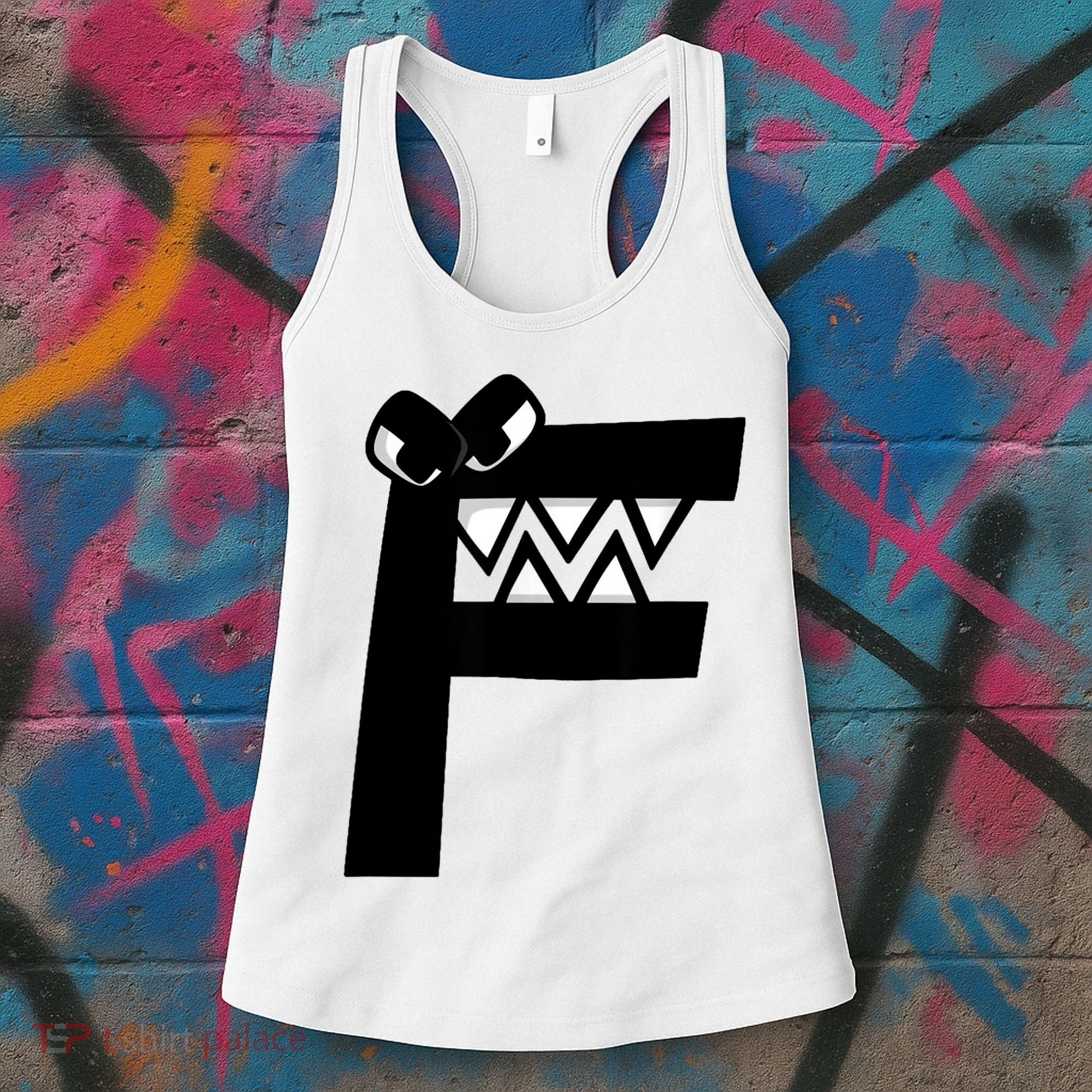 Villain Alphabet Lore F Costume Matching Evil Letter Women's Tank Top