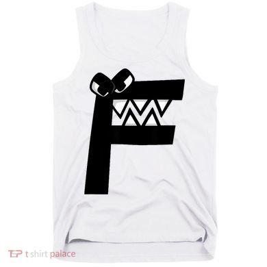 Villain Alphabet Lore F Costume Matching Evil Letter Tank Top