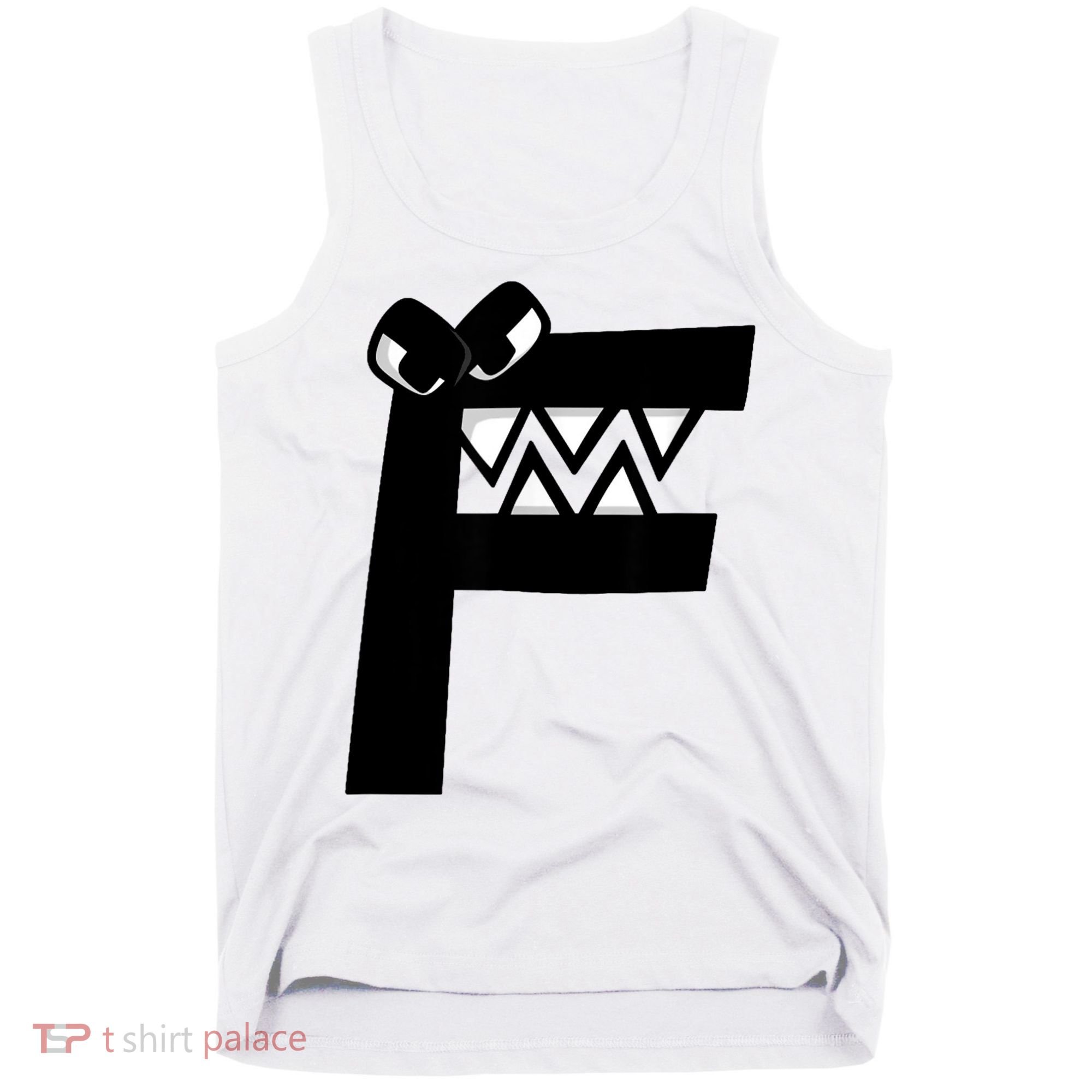 Villain Alphabet Lore F Costume Matching Evil Letter Tank Top