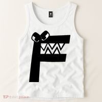 Villain Alphabet Lore F Costume Matching Evil Letter Tank Top thumb 2