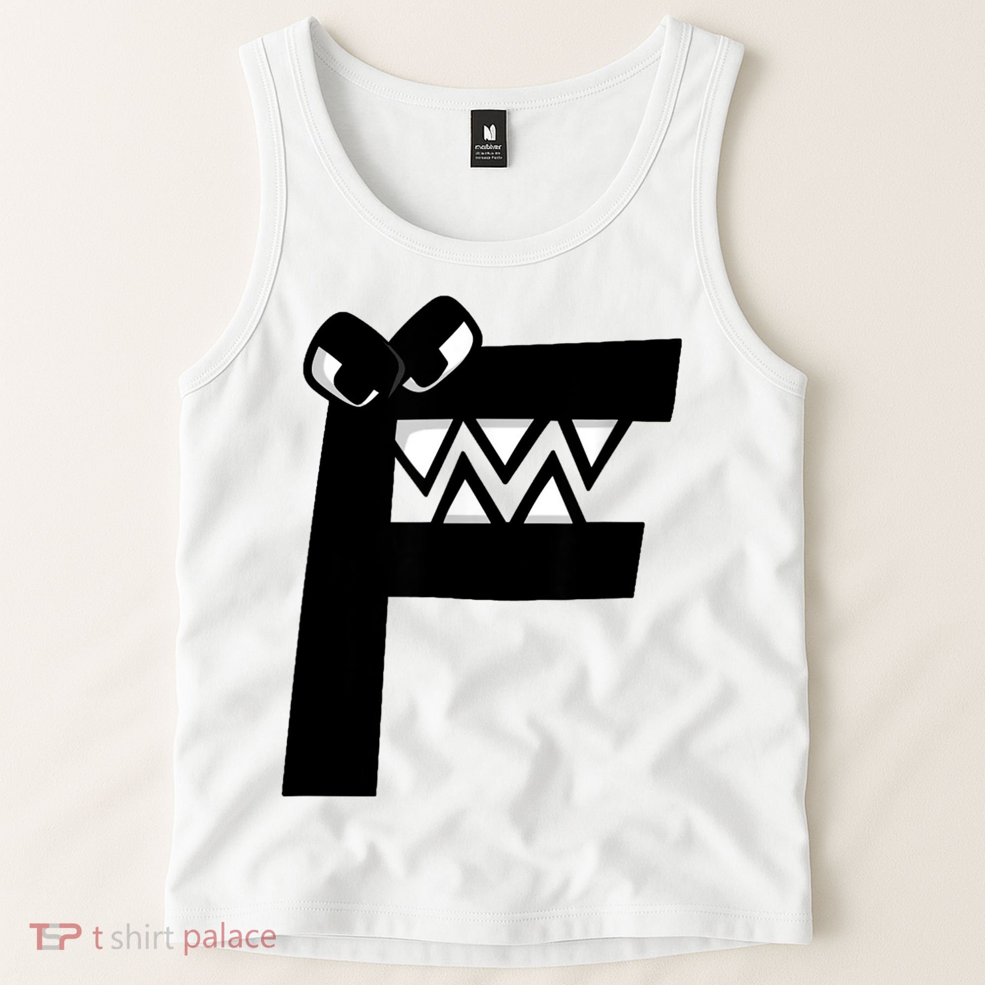 Villain Alphabet Lore F Costume Matching Evil Letter Tank Top