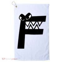 Villain Alphabet Lore F Costume Matching Evil Letter Golf Towel thumb 0