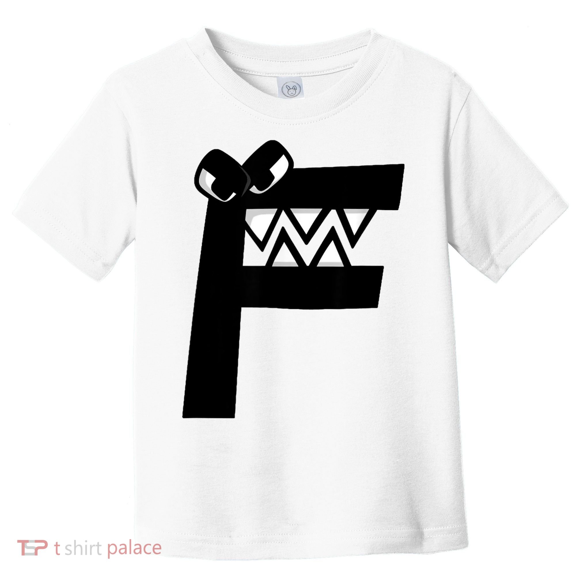 Villain Alphabet Lore F Costume Matching Evil Letter Toddler T-Shirt