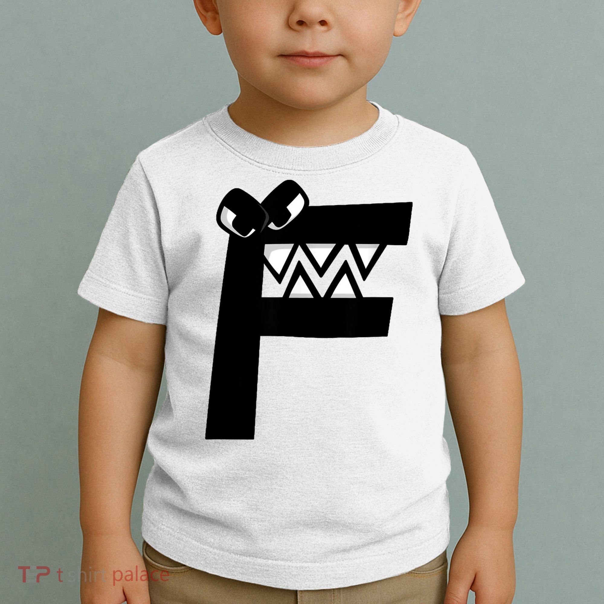 Villain Alphabet Lore F Costume Matching Evil Letter Toddler T-Shirt