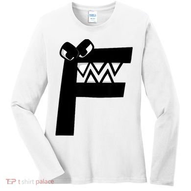 Villain Alphabet Lore F Costume Matching Evil Letter Women's Long Sleeve Shirt