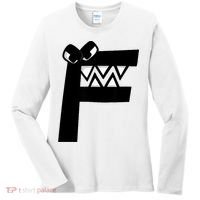 Villain Alphabet Lore F Costume Matching Evil Letter Women's Long Sleeve Shirt thumb 0