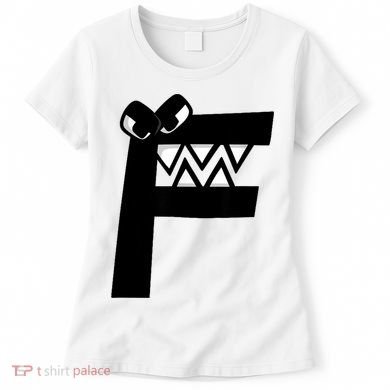 Villain Alphabet Lore F Costume Matching Evil Letter Women's T-Shirt