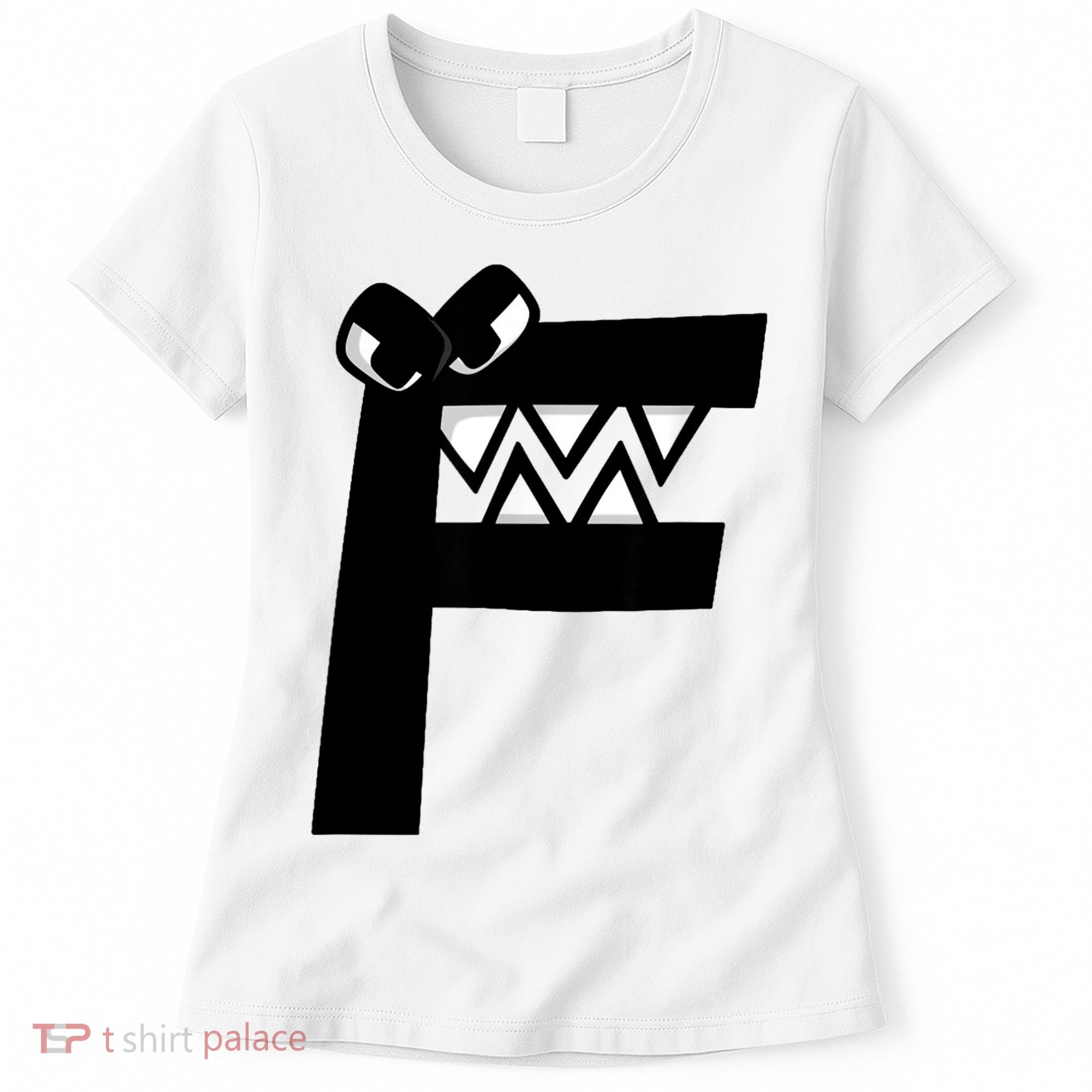 Villain Alphabet Lore F Costume Matching Evil Letter Women's T-Shirt