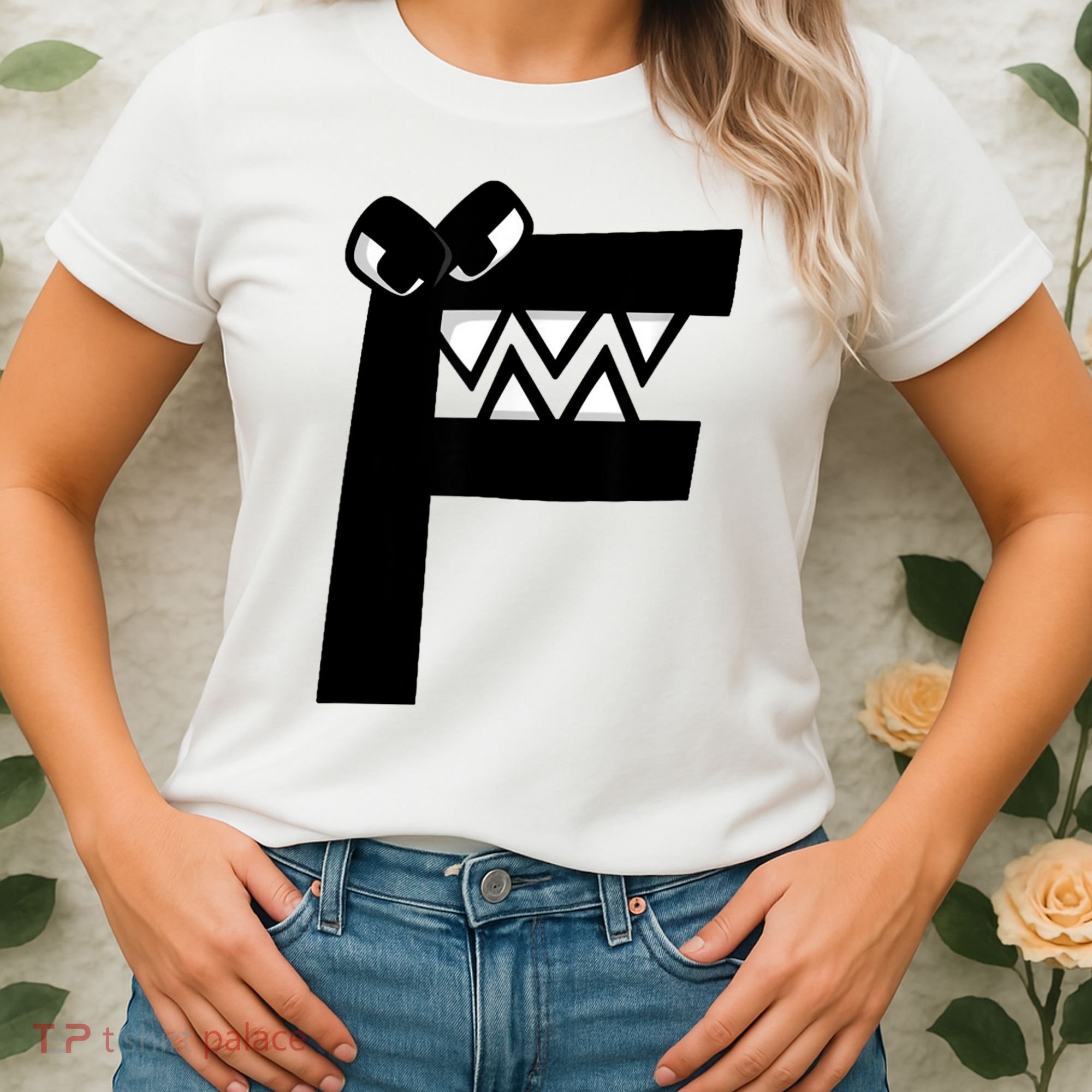 Villain Alphabet Lore F Costume Matching Evil Letter Women's T-Shirt