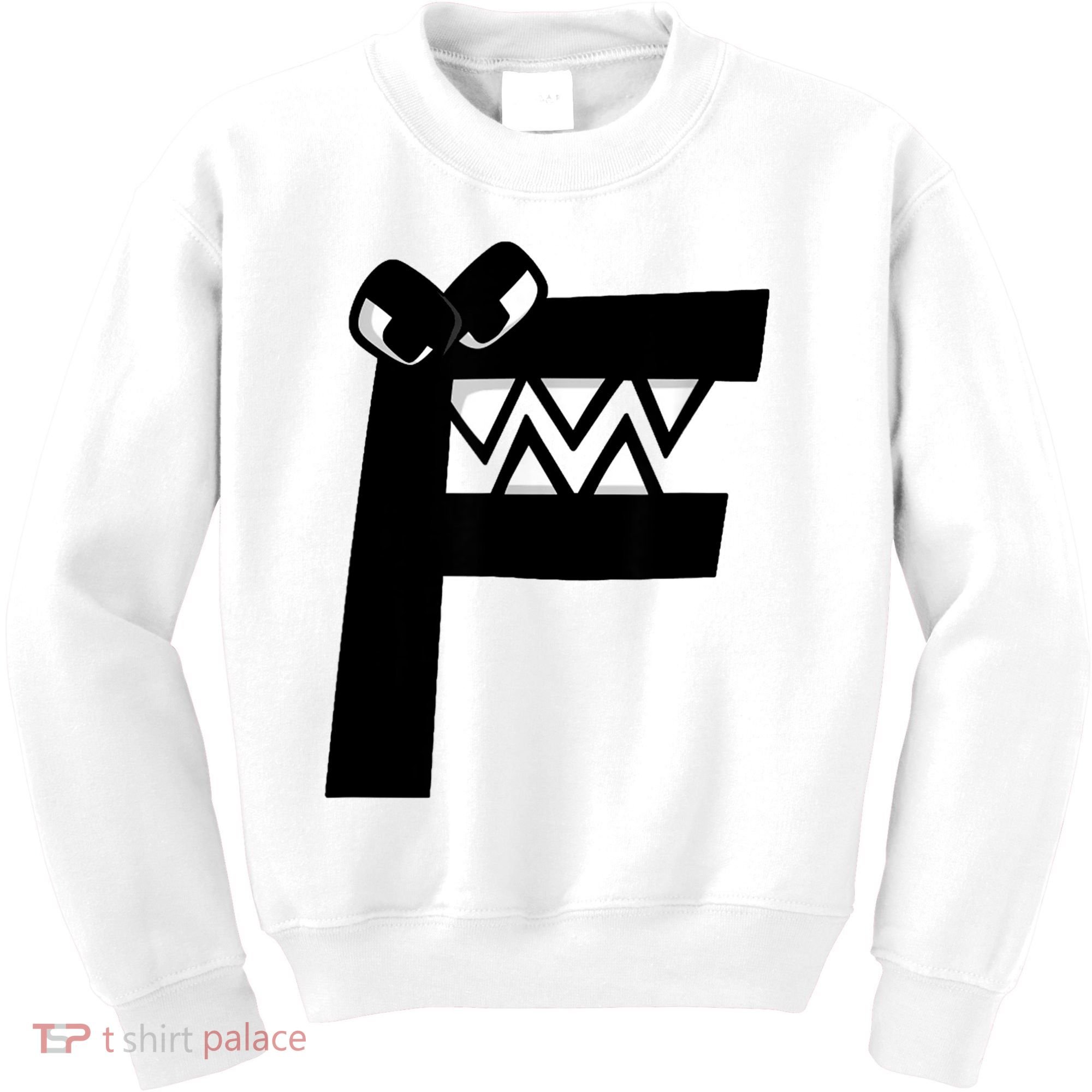 Villain Alphabet Lore F Costume Matching Evil Letter Kids Sweatshirt