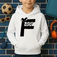 Villain Alphabet Lore F Costume Matching Evil Letter Kids Hoodie thumb 2