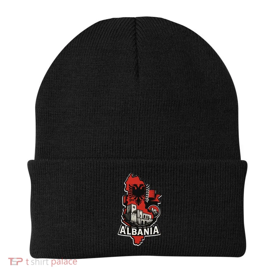Vintage Albania Logo Beanie