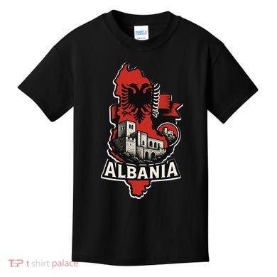 Vintage Albania Logo Kids T-Shirt