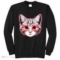 Valentine Cat Love Shades Sweatshirt thumb 0