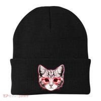Valentine Cat Love Shades Beanie thumb 0