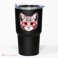 Valentine Cat Love Shades Tumbler thumb 0