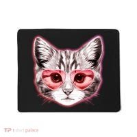 Valentine Cat Love Shades Mousepad thumb 0
