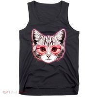 Valentine Cat Love Shades Tank Top thumb 0