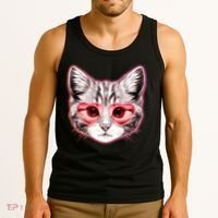 Valentine Cat Love Shades Tank Top thumb 3