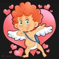 Valentine Dabbing Cupid Hoodie thumb 2