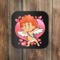 Valentine Dabbing Cupid Coaster thumb 0