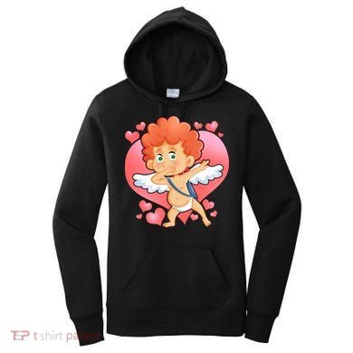 Valentine Dabbing Cupid Women's Hoodie