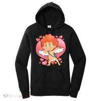 Valentine Dabbing Cupid Women's Hoodie thumb 0