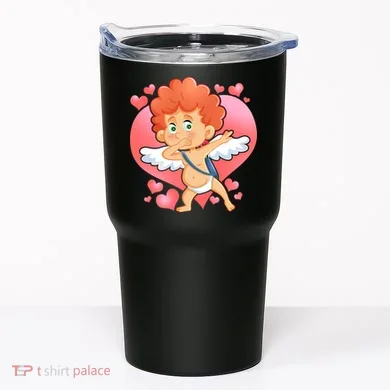 Valentine Dabbing Cupid Tumbler