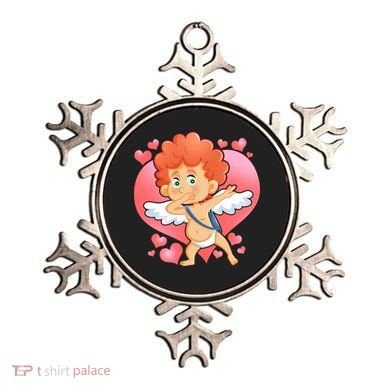 Valentine Dabbing Cupid Ornament