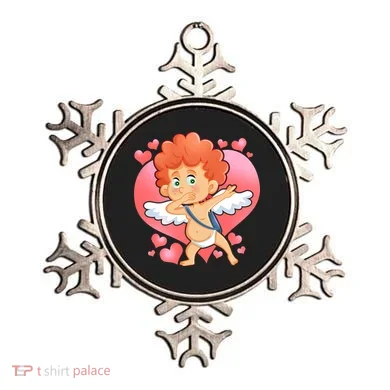 Valentine Dabbing Cupid Ornament