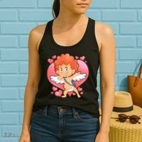 Valentine Dabbing Cupid Women's Tank Top thumb 2