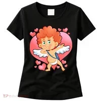 Valentine Dabbing Cupid Women's T-Shirt thumb 0
