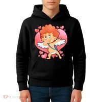 Valentine Dabbing Cupid Kids Hoodie thumb 4