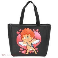Valentine Dabbing Cupid Tote Bag thumb 0