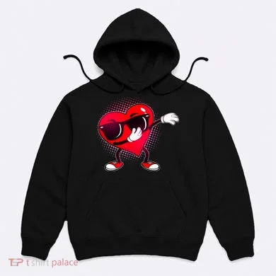 Valentine Dabbing Heart Hoodie