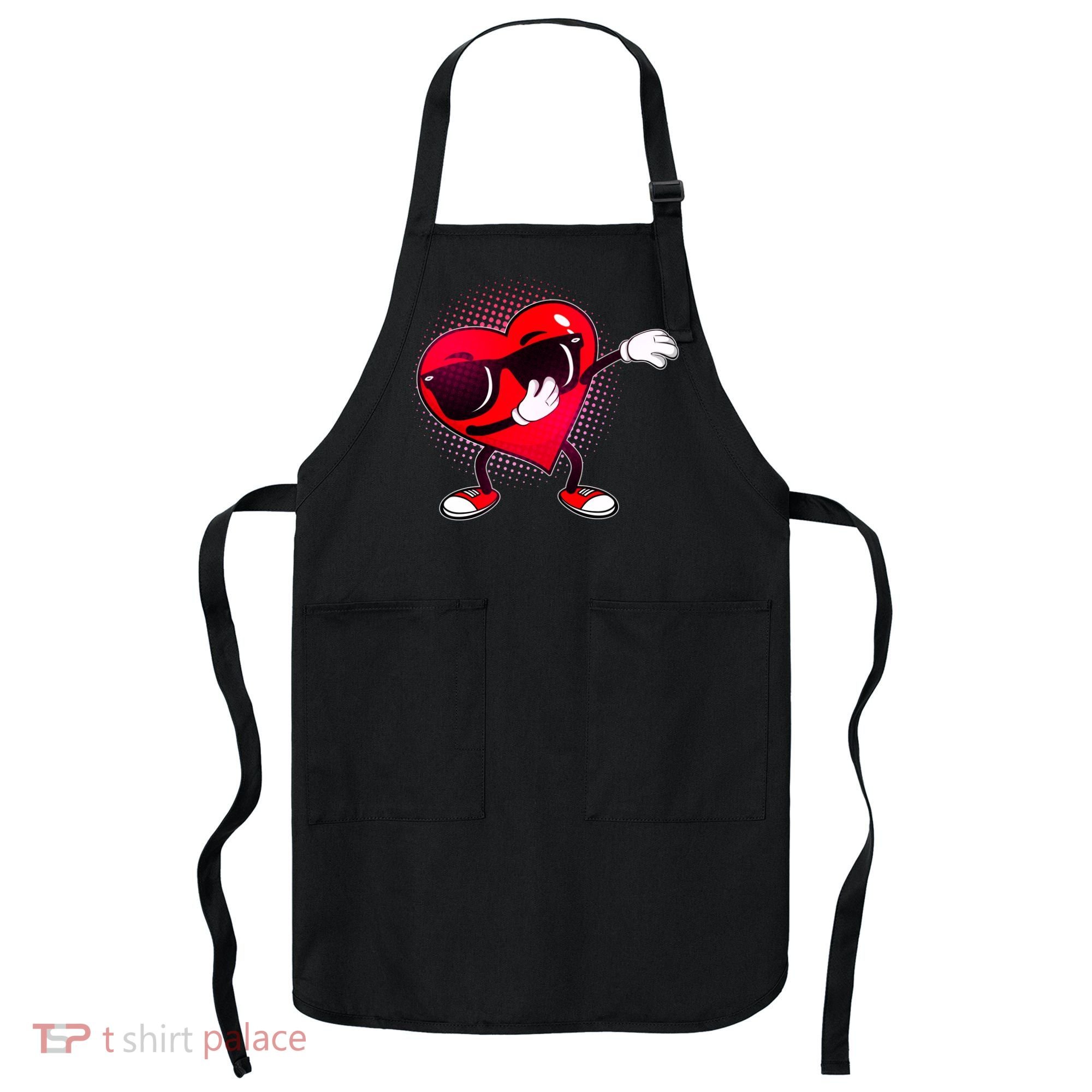 Valentine Dabbing Heart Apron