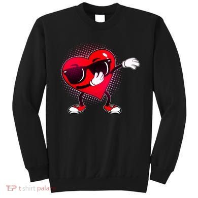 Valentine Dabbing Heart Sweatshirt