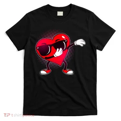 Valentine Dabbing Heart T-Shirt