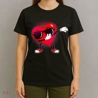 Valentine Dabbing Heart T-Shirt thumb 4