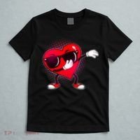 Valentine Dabbing Heart T-Shirt thumb 5