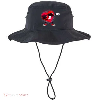 Valentine Dabbing Heart Bucket Hat