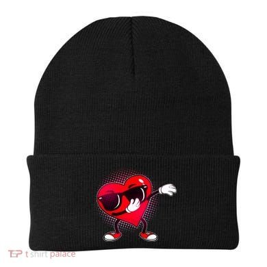 Valentine Dabbing Heart Beanie
