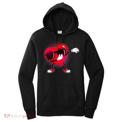Valentine Dabbing Heart Women's Hoodie