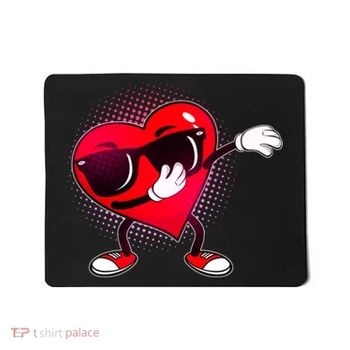 Valentine Dabbing Heart Mousepad